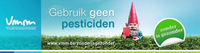 Banner Gebruik geen pesticiden