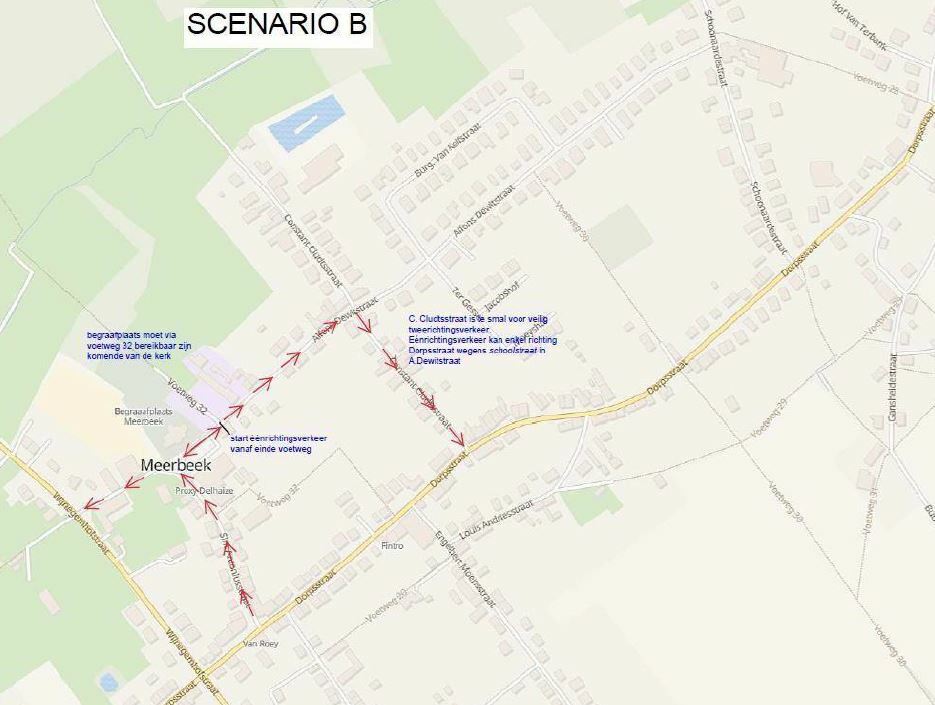 Tweede testfase circulatieplan dorpskern Meerbeek