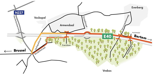 Fietssnelweg F203 tussen Brussel en Bertem