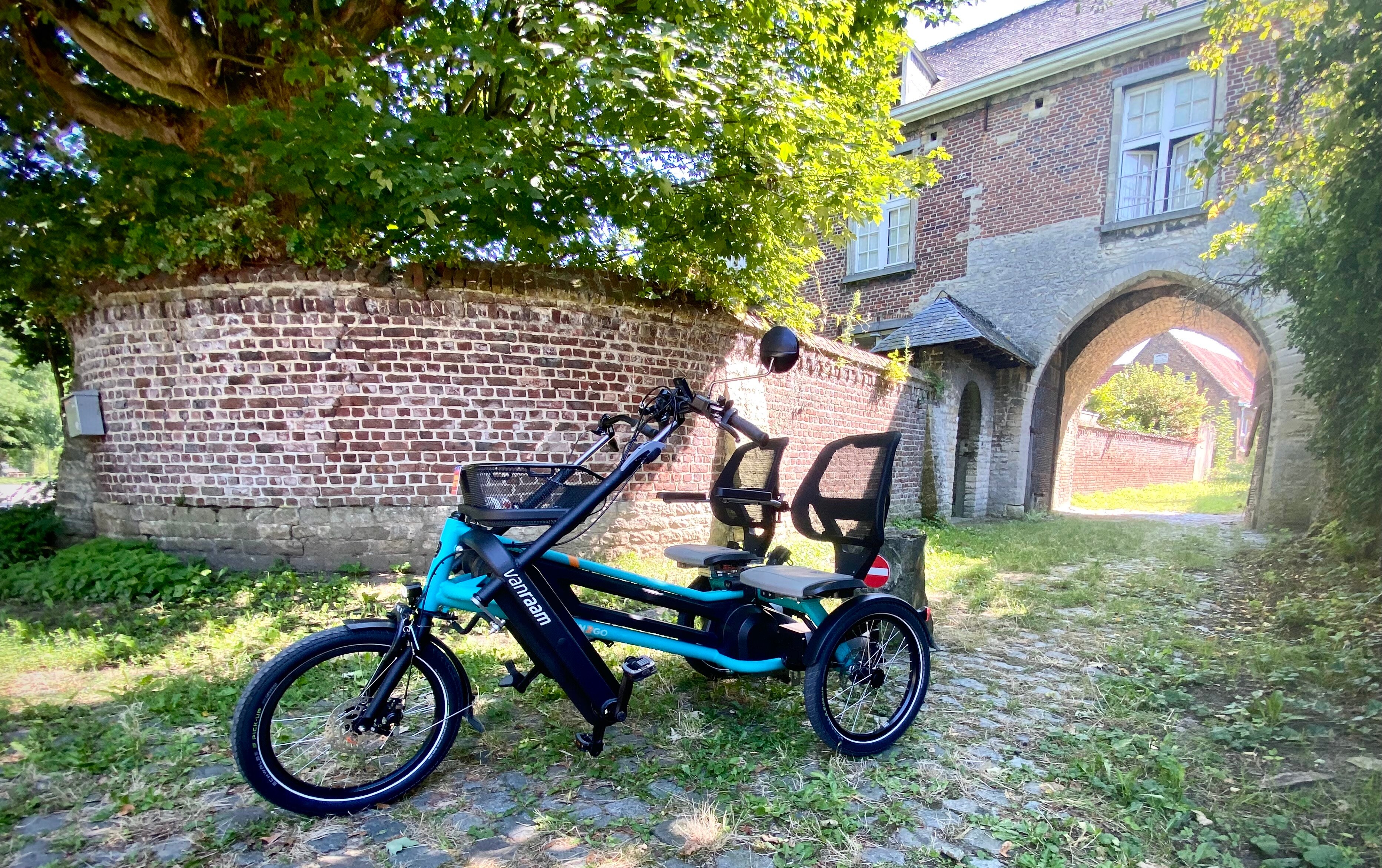 Fiets met twee zitplaatsen 