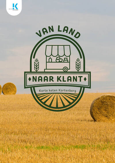 Cover brochure 'Van land naar klant: korte keten Kortenberg