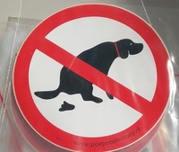 hondenpoepsticker